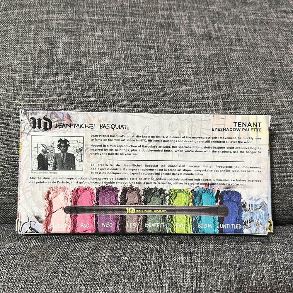 Urban decay Jean-michel Basquiat tenant eyeshadow pallet new in box never used - Picture 3 of 3